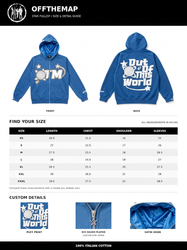 OTM Star Fullzip UNC