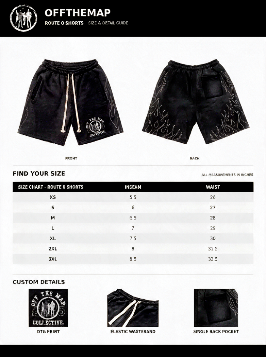 "Route 0" Shorts