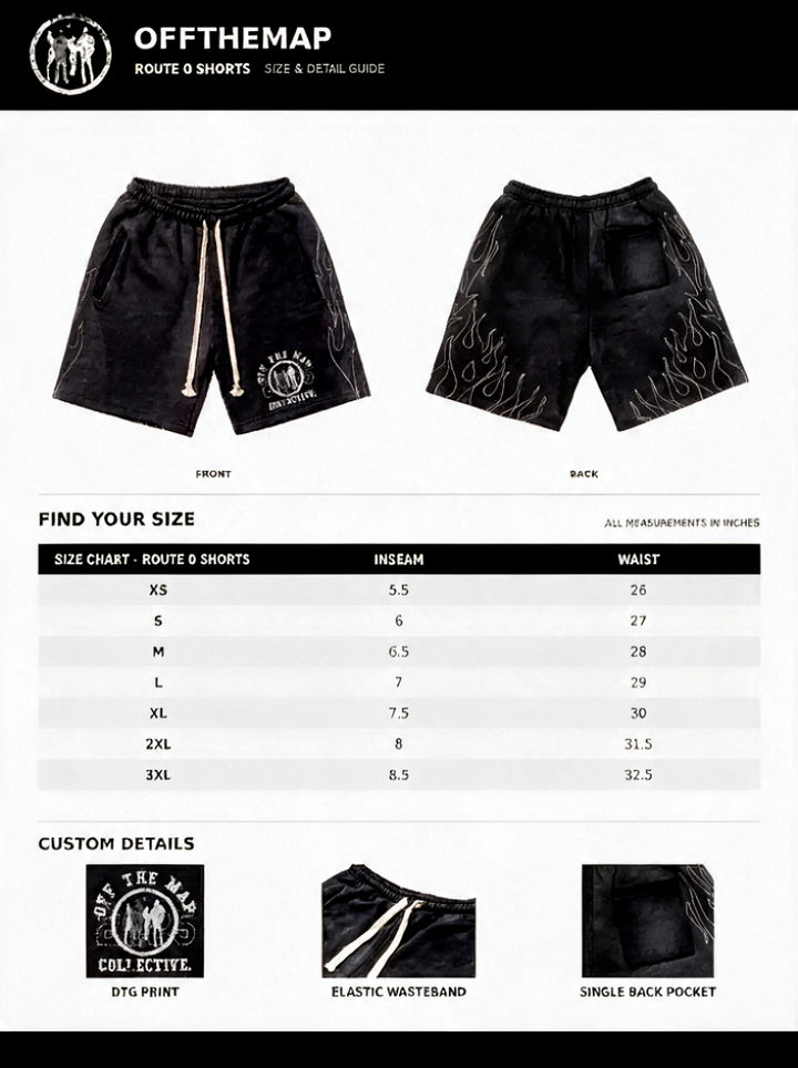"Route 0" Shorts