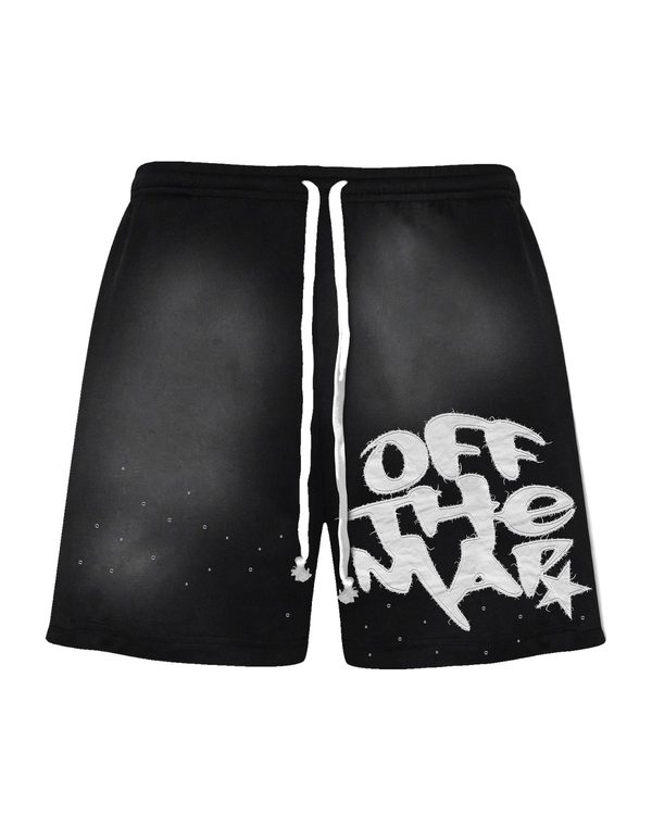 OTM RHINESTONE SHORTS (BLACK)